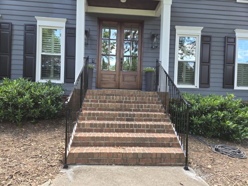 Iron with Ball Finials + Lambs Tongue