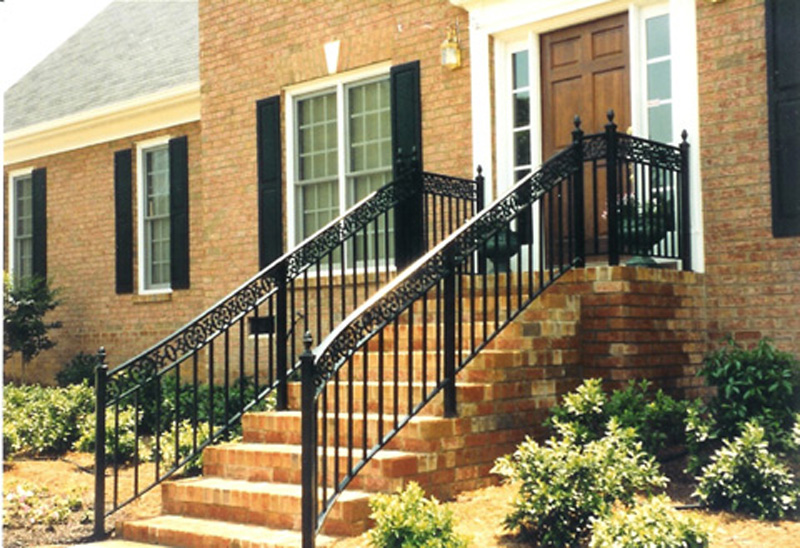 Ornamental Iron Driveway Gate